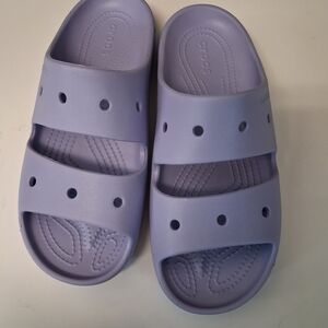 CROCS  Lavender Slide Sandals